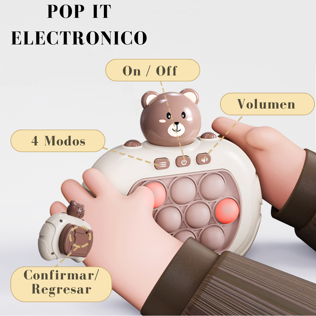 Pop IT electrónico – Gold Monkey